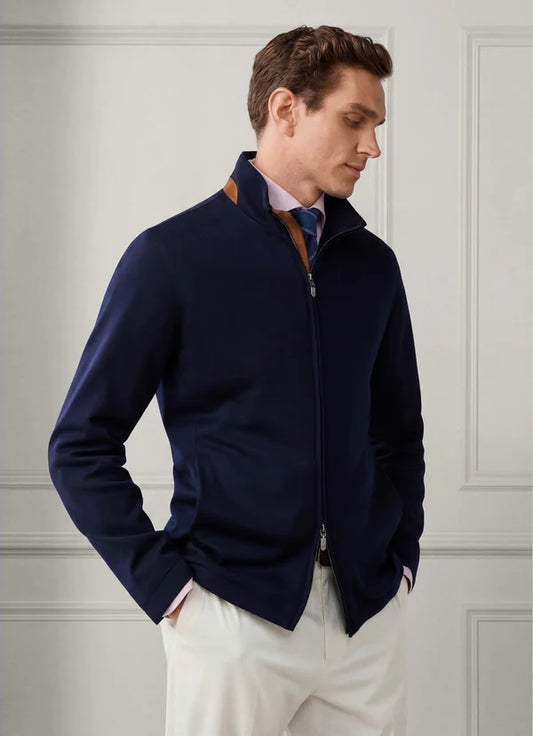 Jersey Blouson Jacket - Woven In Italy