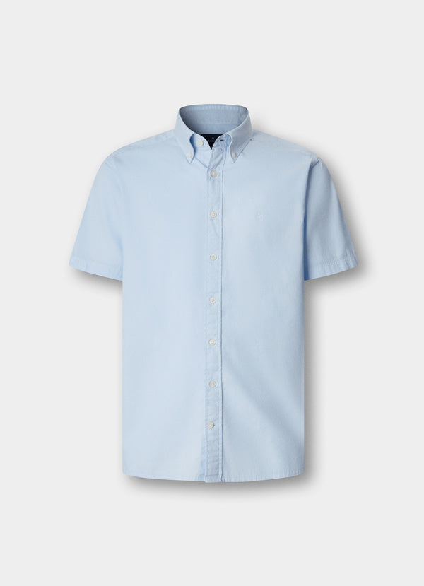 Tailored Fit Short Sleeve Oxford Shirt
