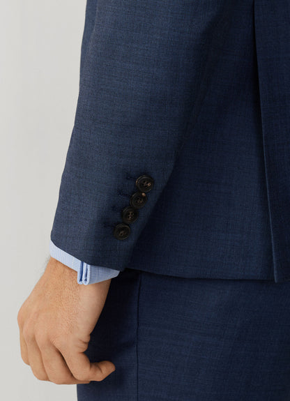 Wool Sharkskin Suit - Woven In Italy