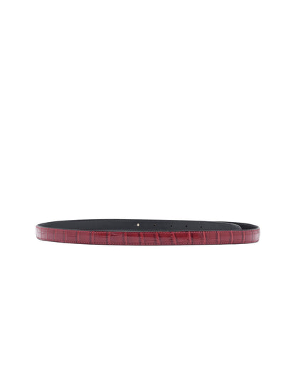 ERL Small Croc Belt ¨C Red