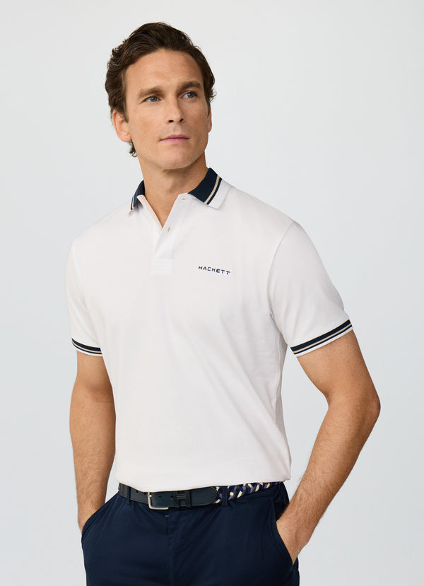 Classic Fit Short Sleeve Club Collar Polo