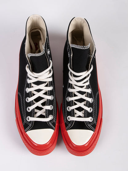 CDG PLAY x CONVERSE Chuck Taylor 70 Hi Sneakers