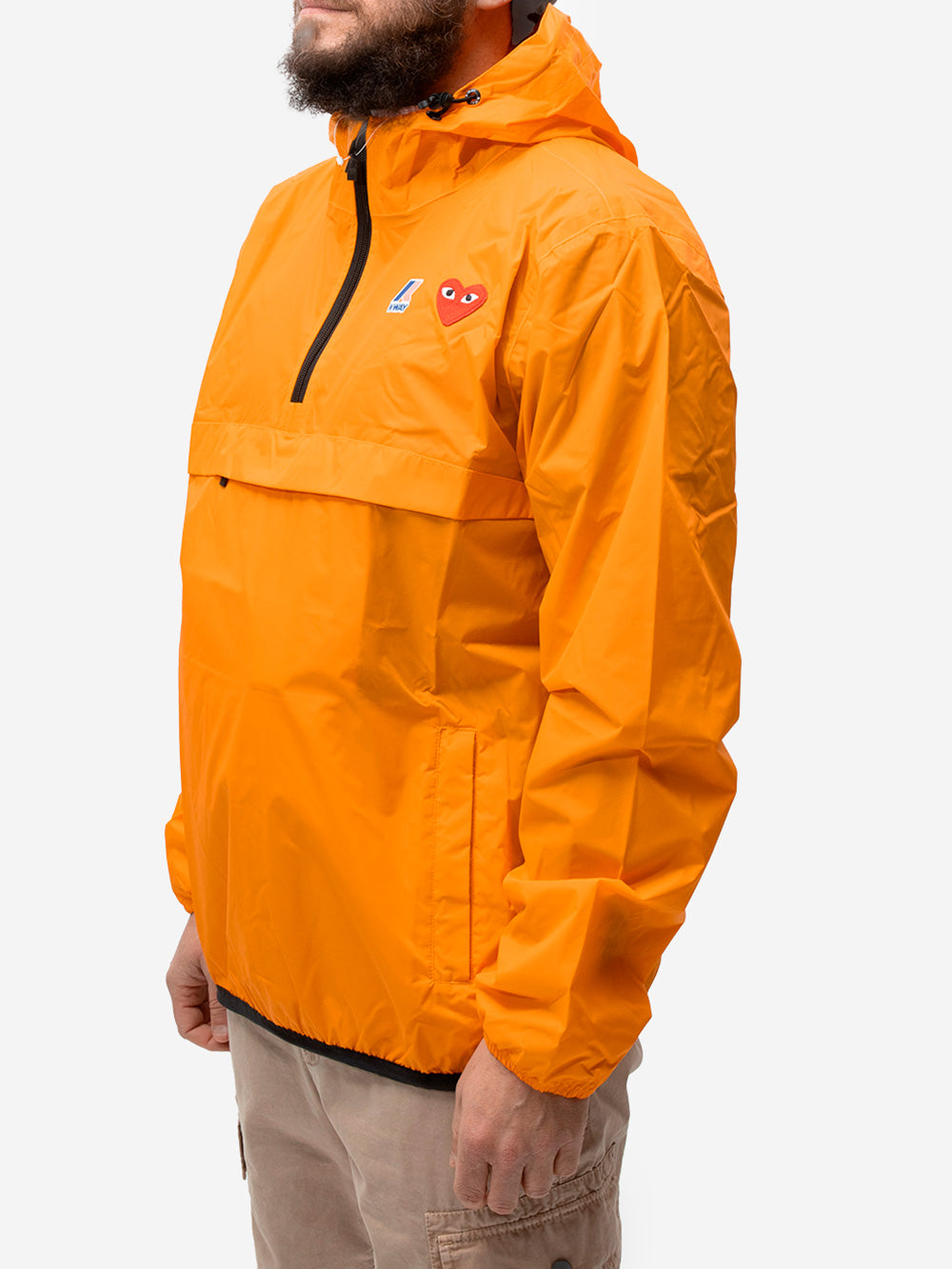 PLAY CDG x K-WAY Half Zip Jacket