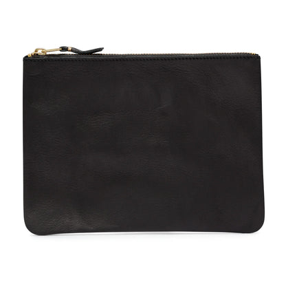 CDG Wallet Washed Wallet Serie SA5100WW Zip Pouch ¨C Black